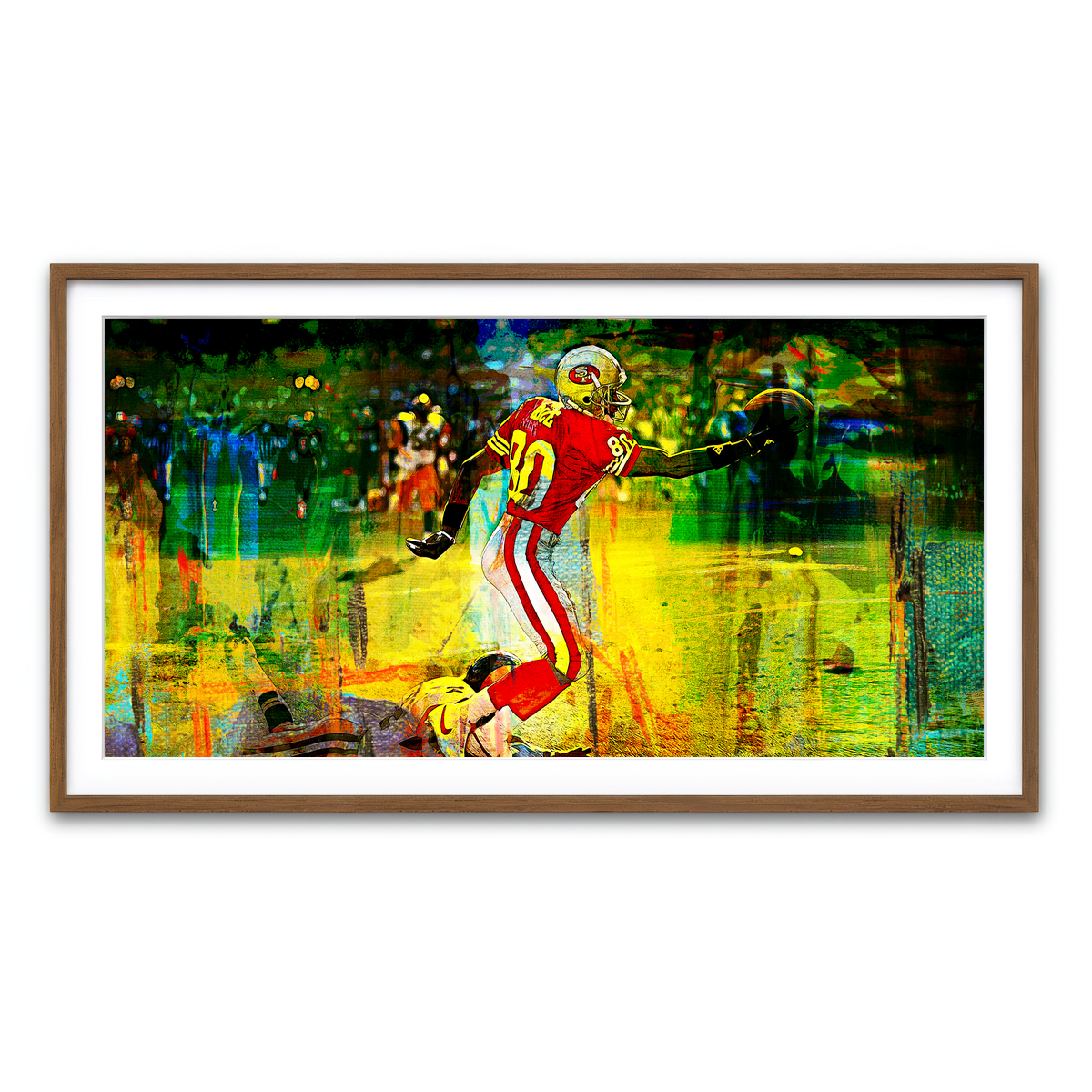 Framed Print 2x1 Walnut