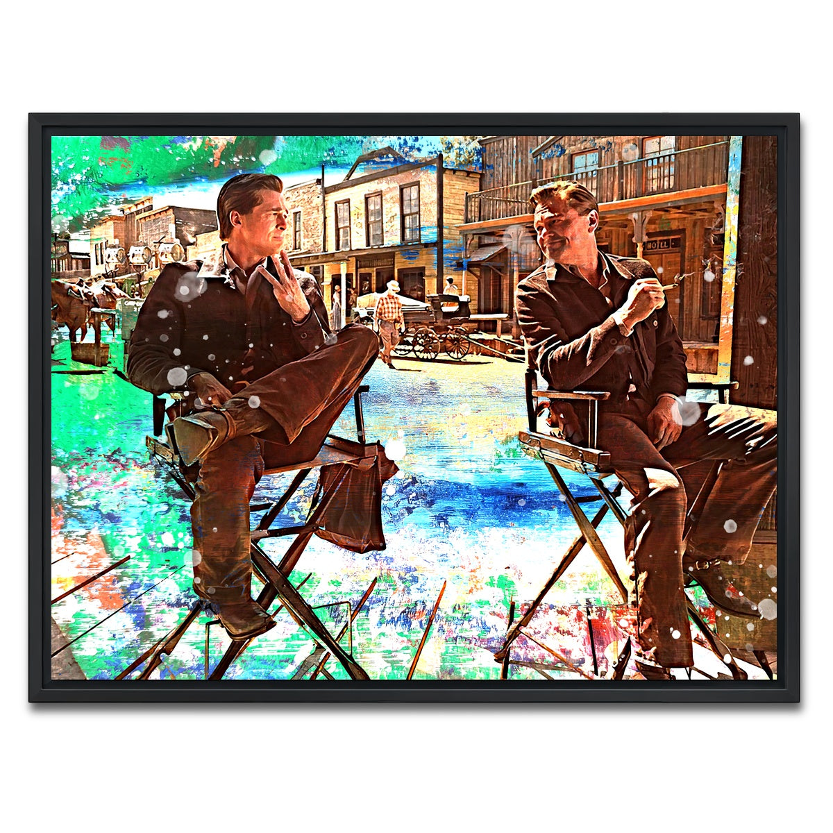 AUTO-MOCKUP WHITE | Rick & Cliff | 1 Piece | Black Framed Canvas | group=4x3