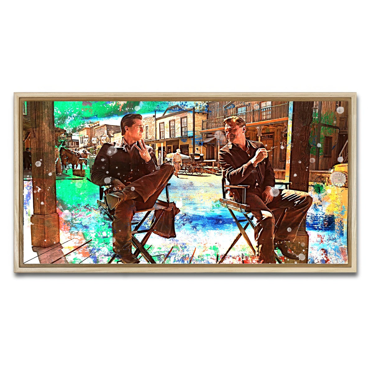 AUTO-MOCKUP WHITE | Rick & Cliff | 1 Piece | Natural Framed Canvas | group=2x1