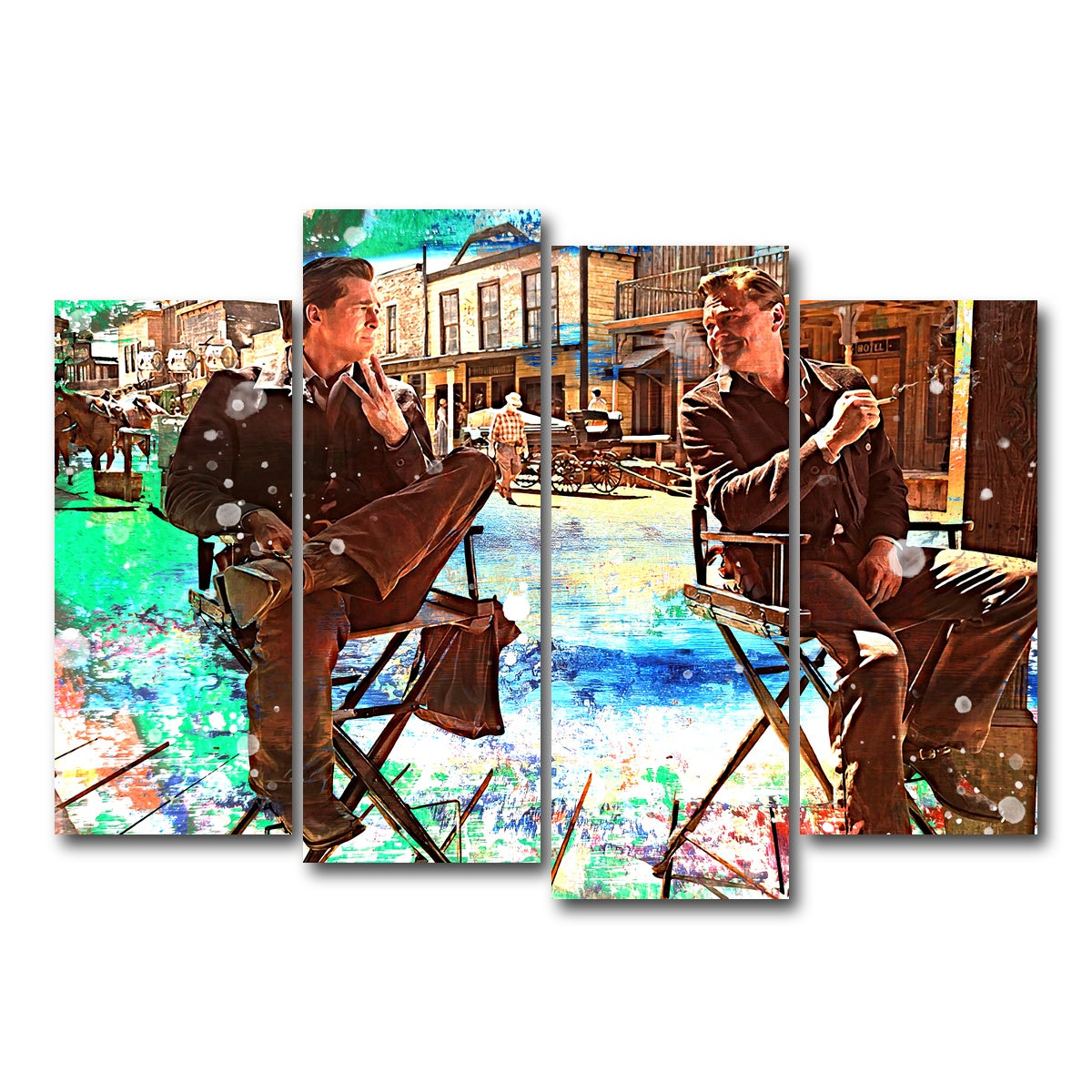 AUTO-MOCKUP WHITE | Rick & Cliff | 4 Piece | Gallery Wrap Canvas | group=4_normal