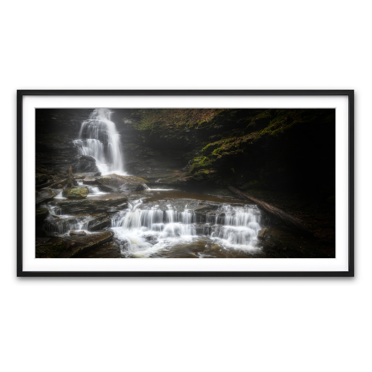Framed Print 2x1 Black