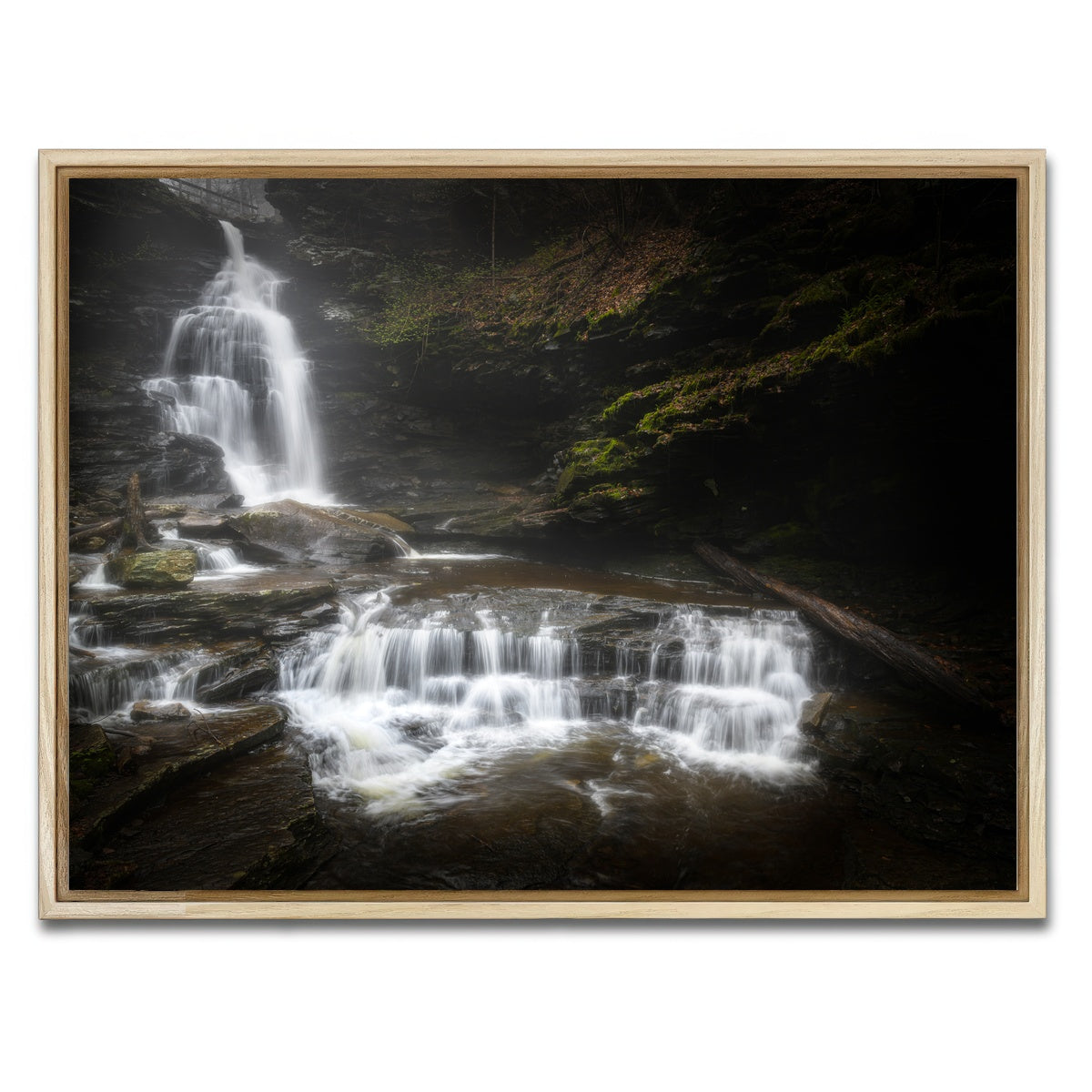 AUTO-MOCKUP WHITE | Ricketts Glen | 1 Piece | Natural Framed Canvas | group=4x3