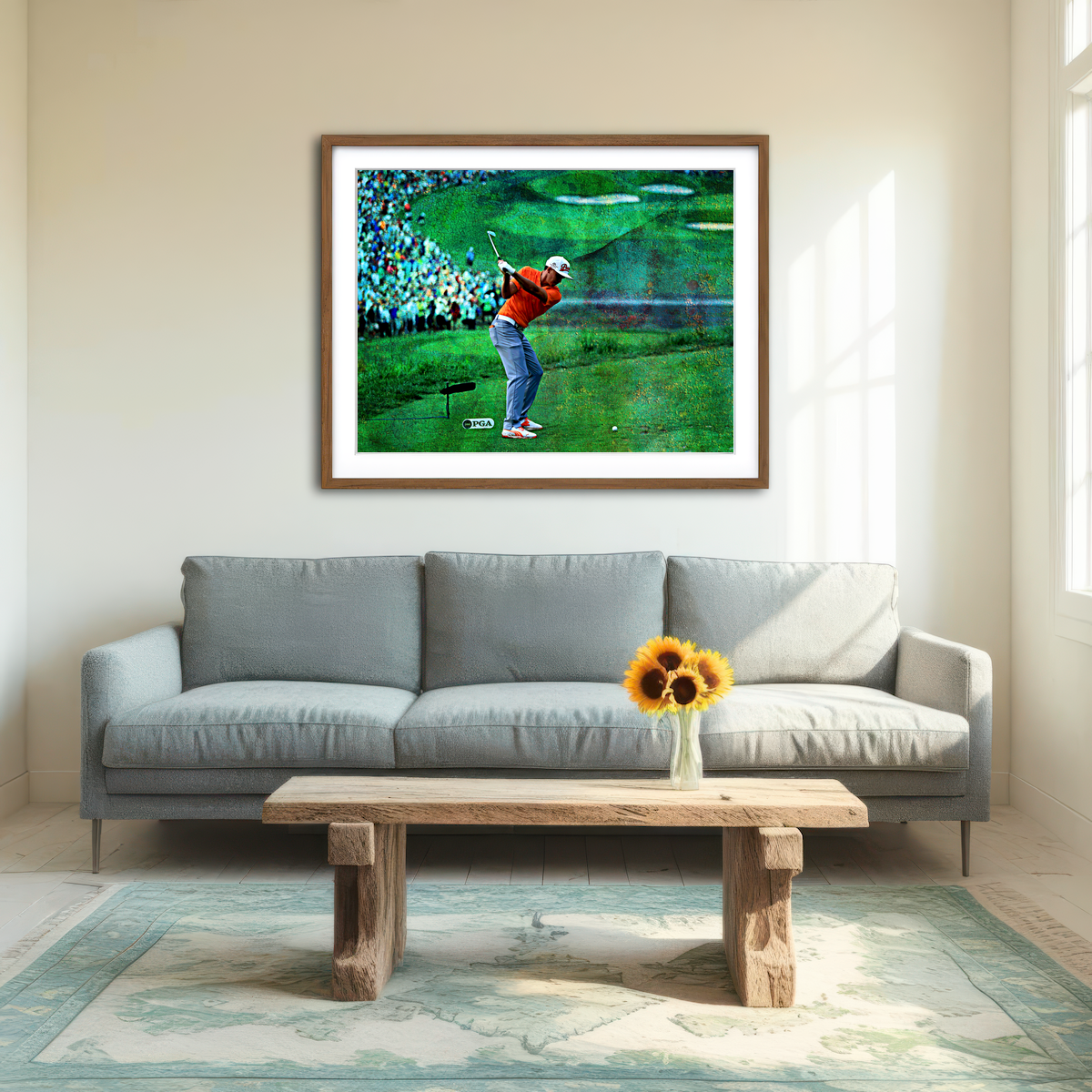 AUTO-MOCKUP ROOM | Rickie Fowler Wall Art