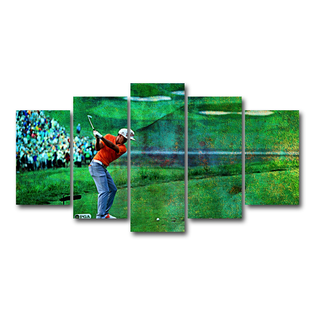 AUTO-MOCKUP WHITE | Rickie Fowler | 5 Piece | Gallery Wrap Canvas | group=5_normal