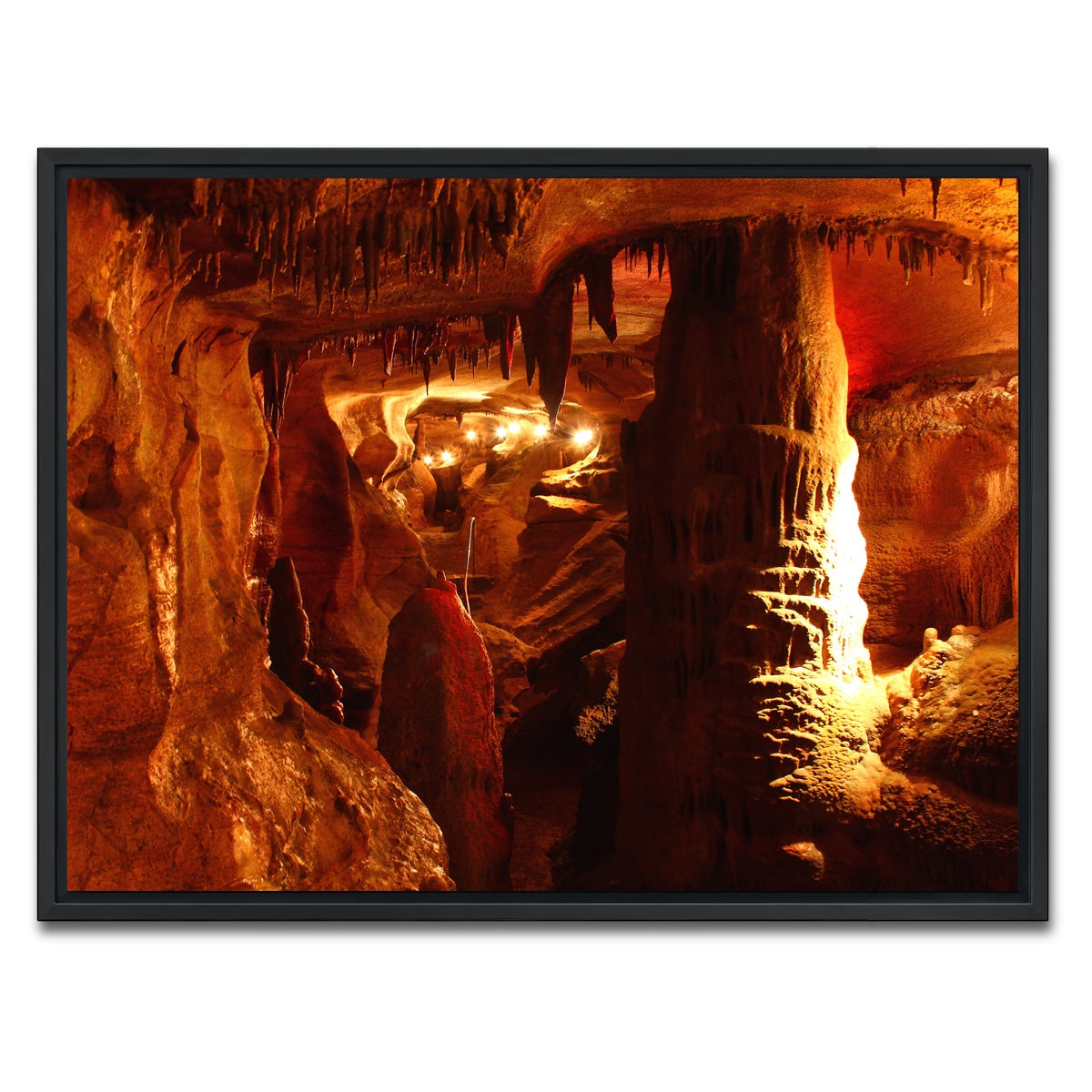 AUTO-MOCKUP WHITE | Rickwood Caverns | 1 Piece | Black Framed Canvas | group=4x3