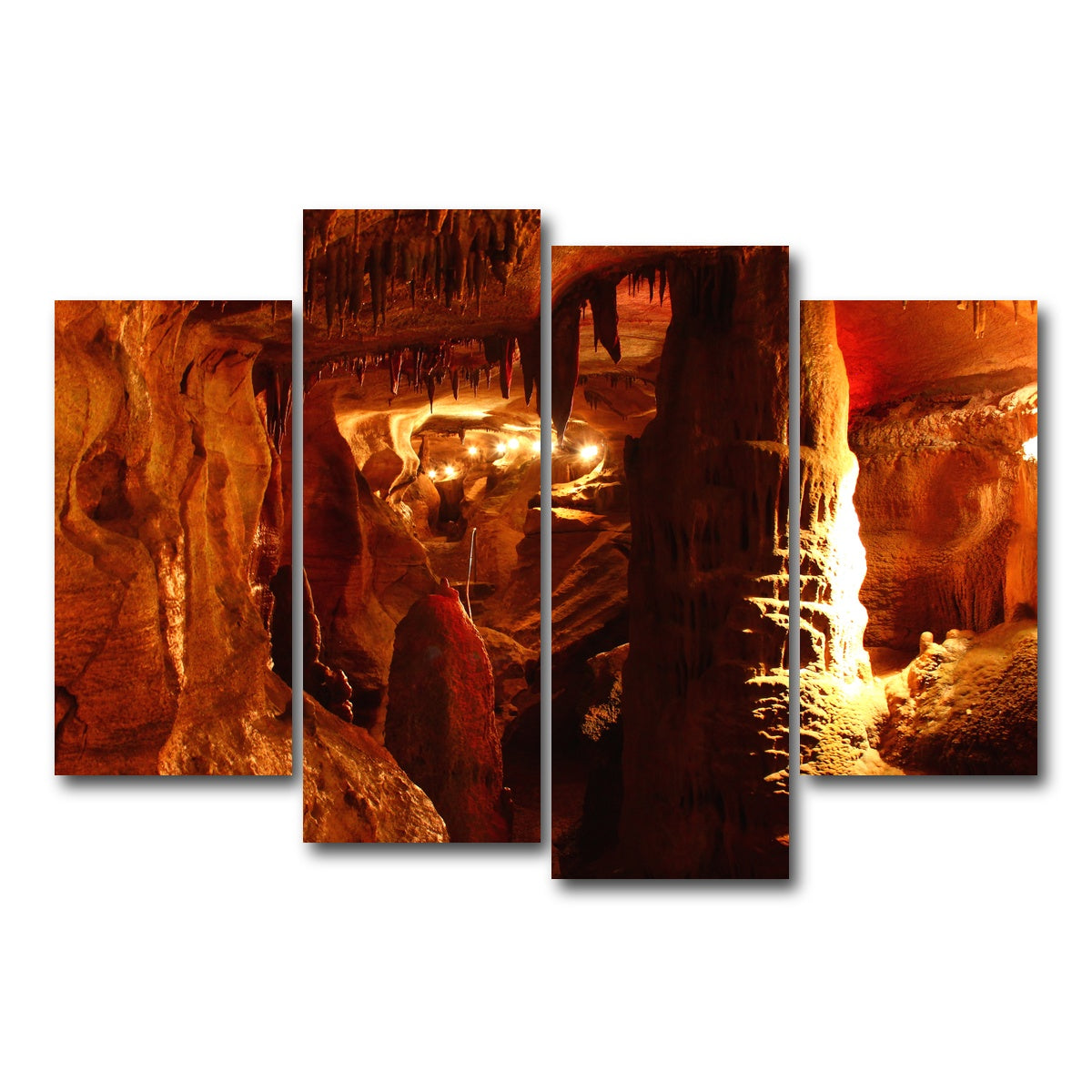 AUTO-MOCKUP WHITE | Rickwood Caverns | 4 Piece | Gallery Wrap Canvas | group=4_short