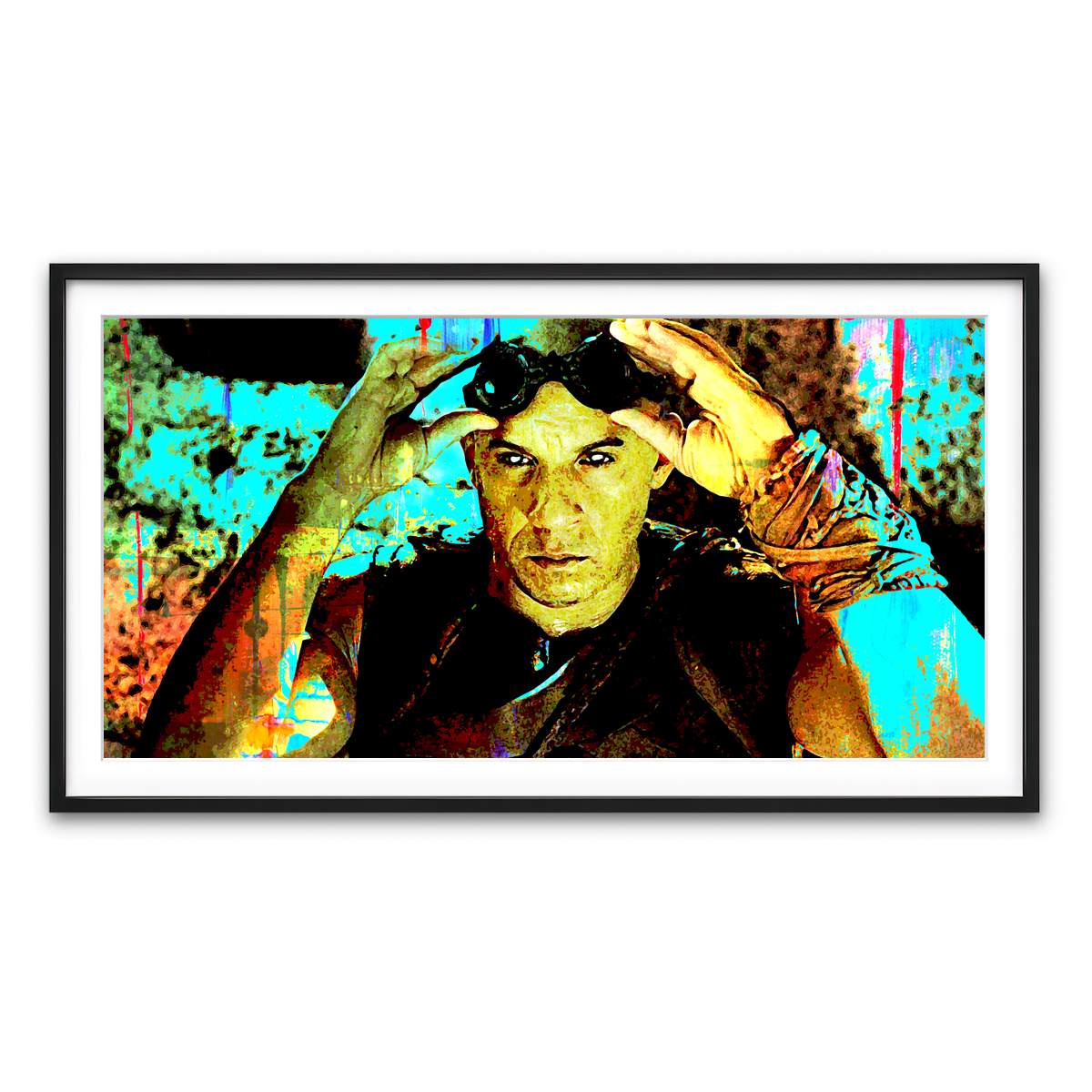 Framed Print 2x1 Black