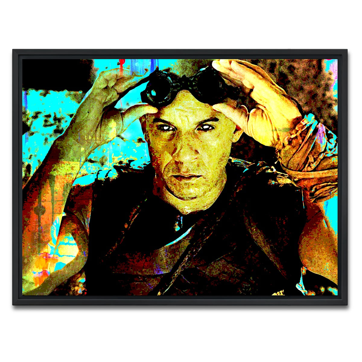 AUTO-MOCKUP WHITE | Riddick | 1 Piece | Black Framed Canvas | group=4x3