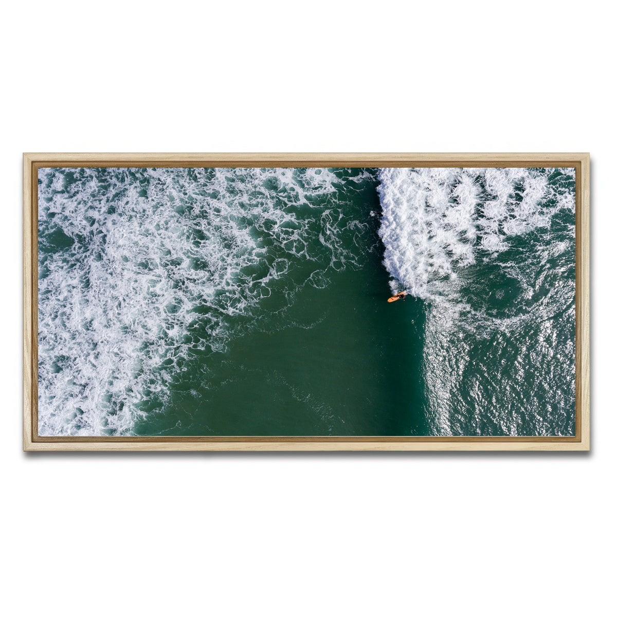 AUTO-MOCKUP WHITE | Ride The Wave | 1 Piece | Natural Framed Canvas | group=2x1
