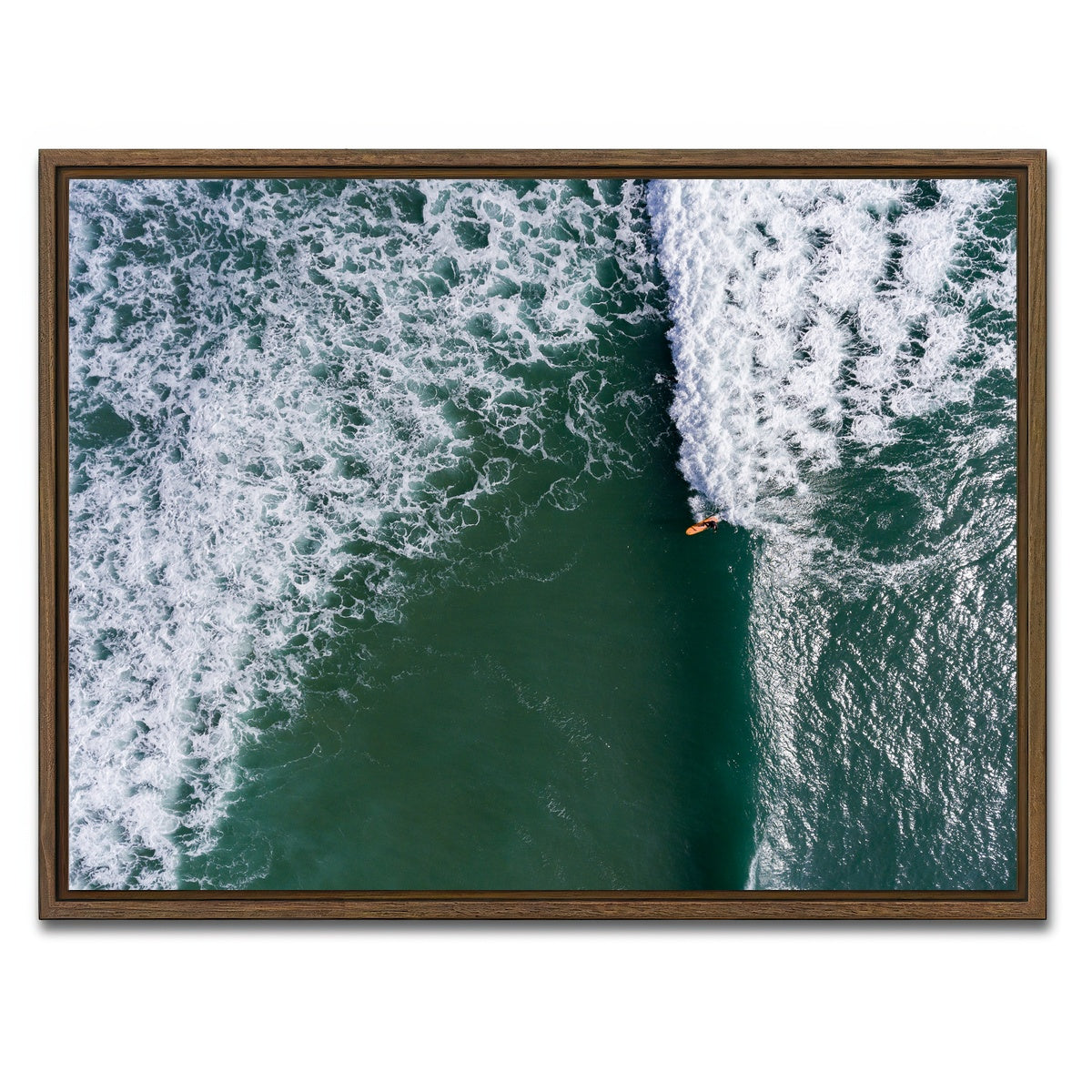 AUTO-MOCKUP WHITE | Ride The Wave | 1 Piece | Walnut Framed Canvas | group=4x3