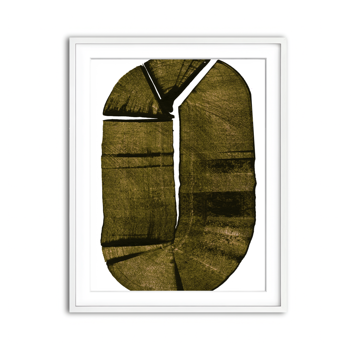 Framed Print 3x4 White