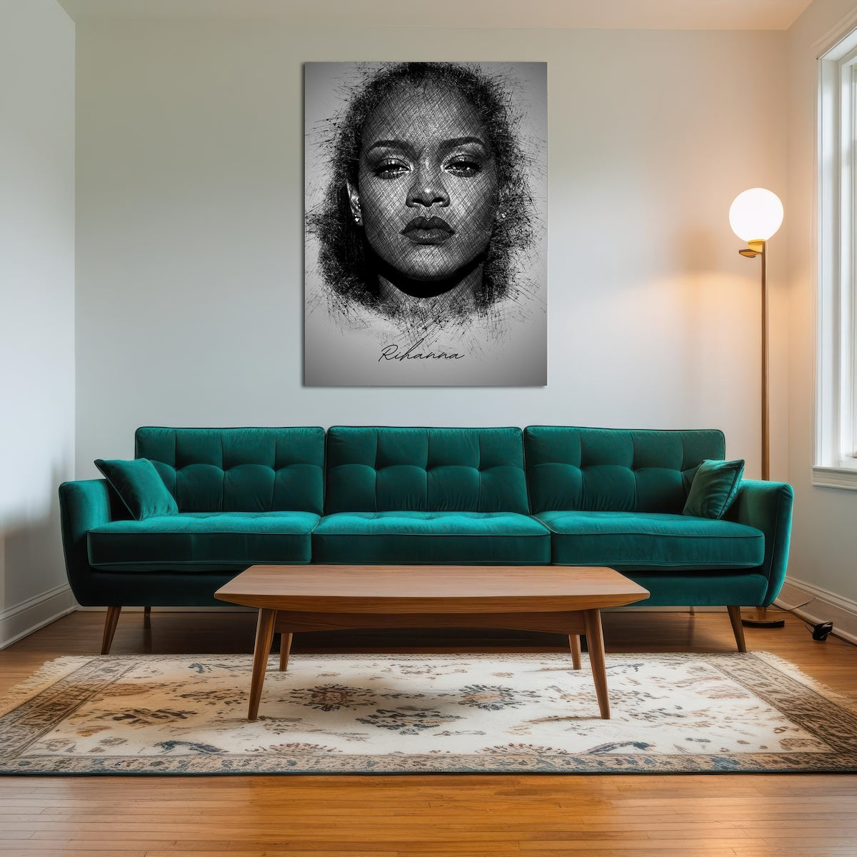 AUTO-MOCKUP ROOM | Rihanna Sketch