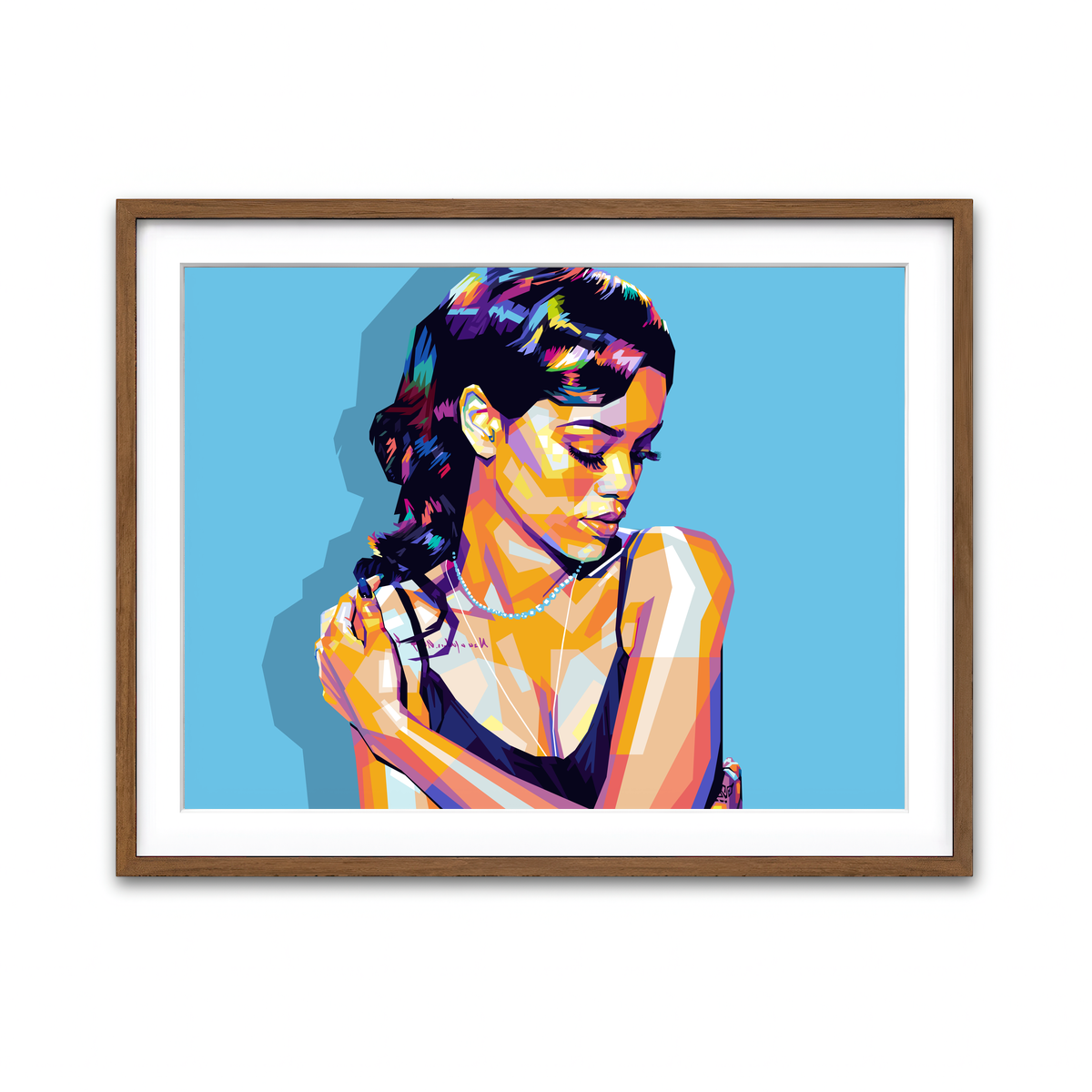 Framed Print 4x3 Walnut