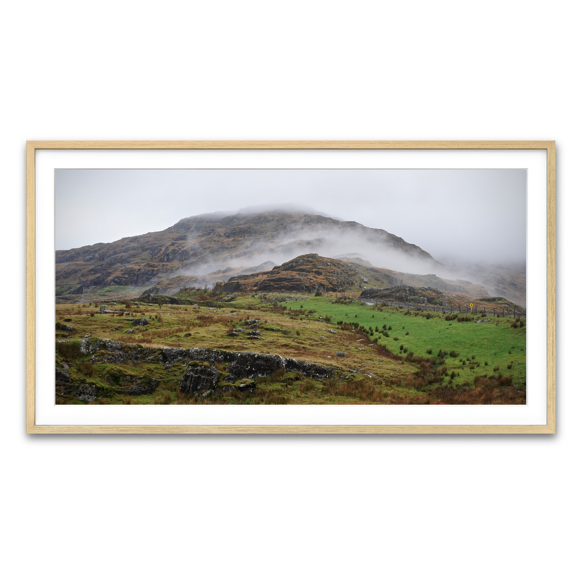 Framed Print 2x1 Natural