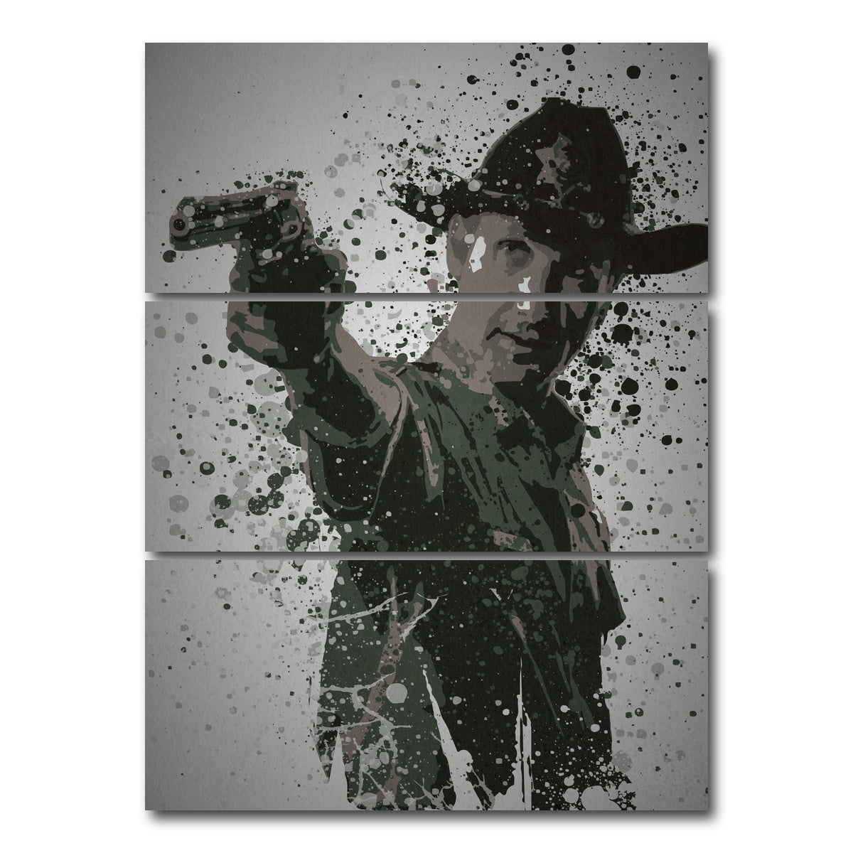 AUTO-MOCKUP WHITE | Ringleader | 3 Piece | Gallery Wrap Canvas | group=8x18_stacked