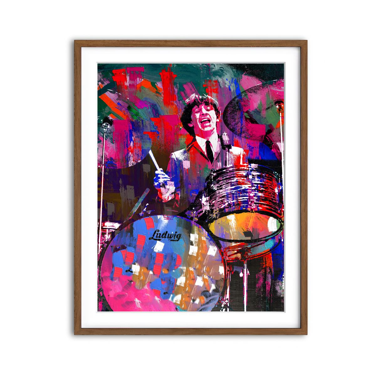 Framed Print 3x4 Walnut