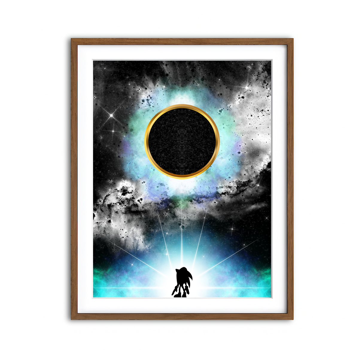 Framed Print 3x4 Walnut