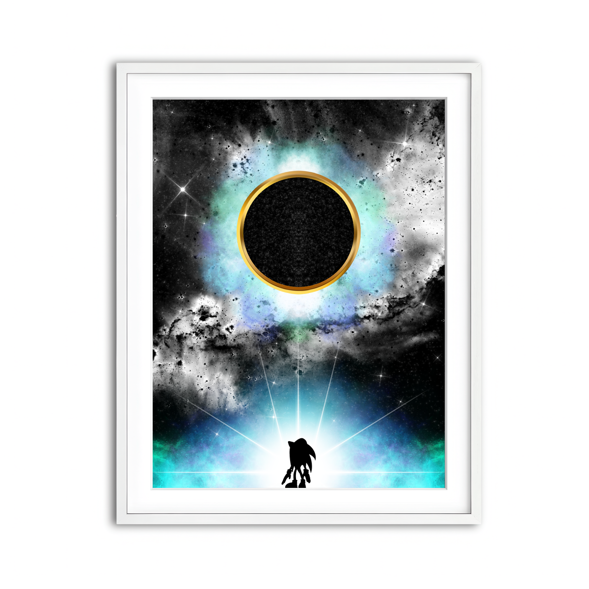 Framed Print 3x4 White