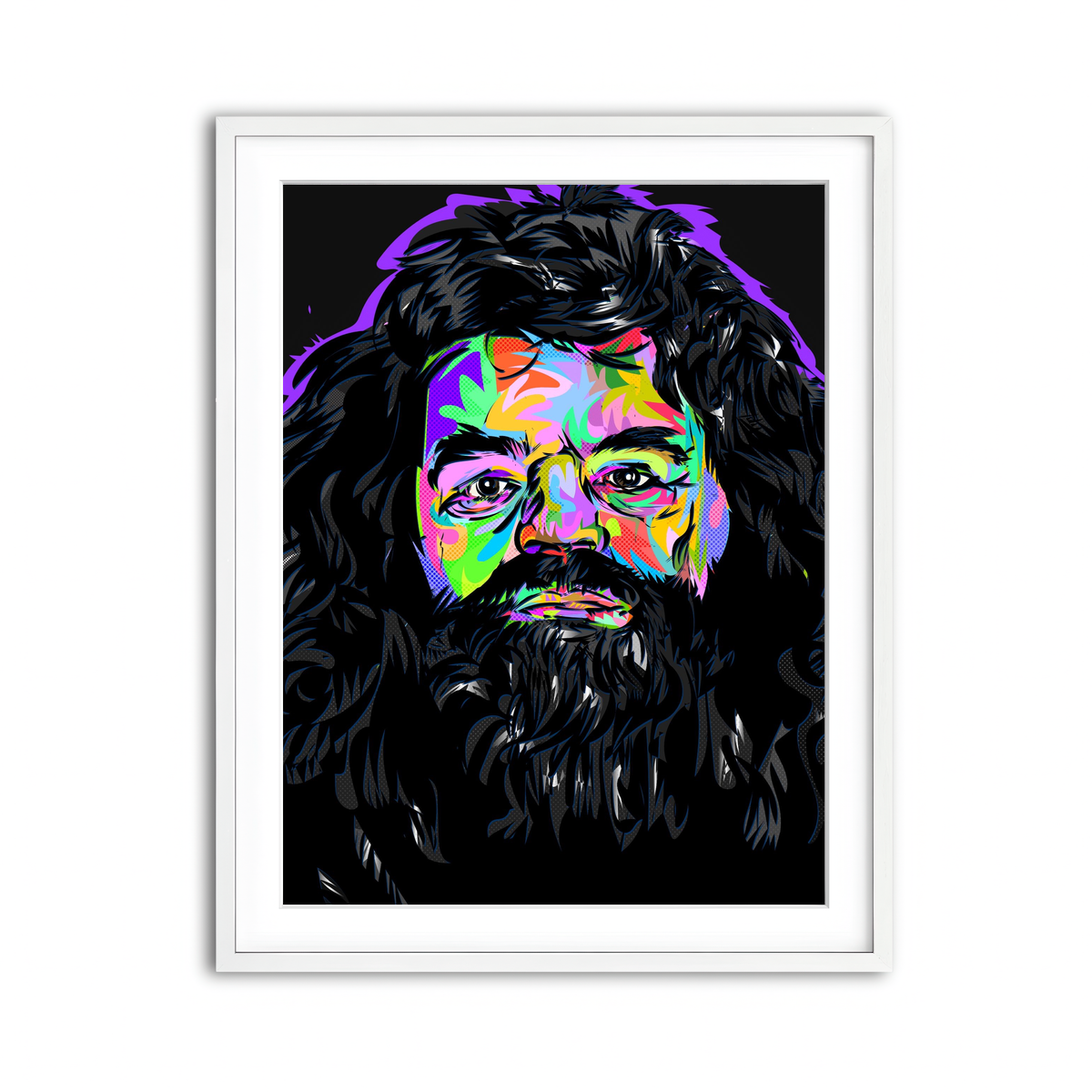 Framed Print 3x4 White