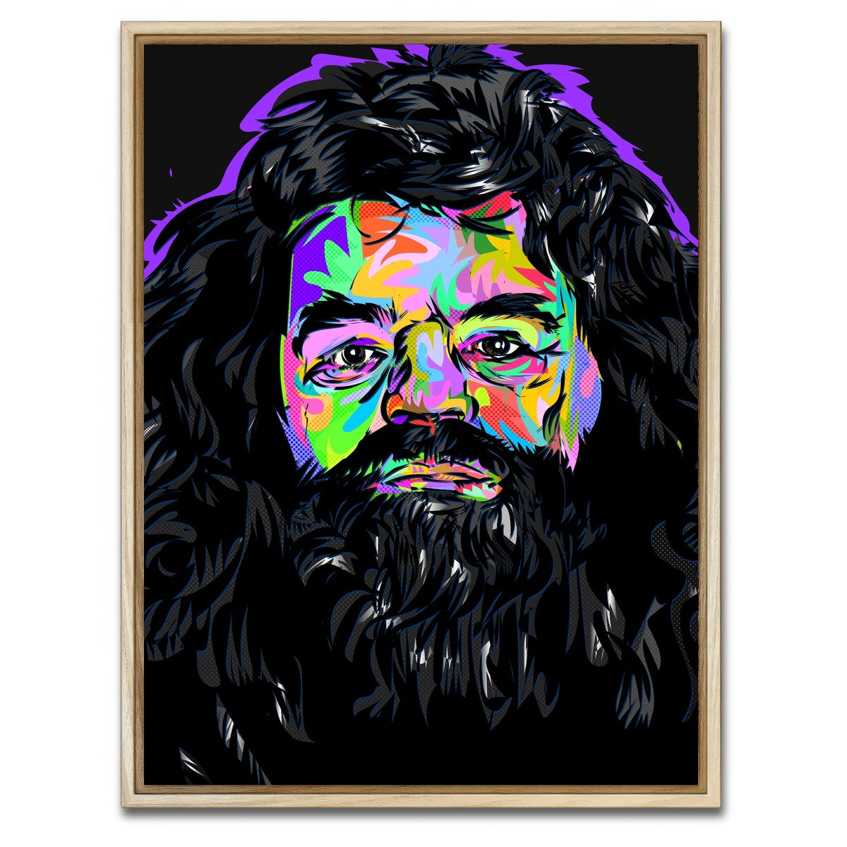 AUTO-MOCKUP WHITE | Rip Hagrid | 1 Piece | Natural Framed Canvas | group=3x4