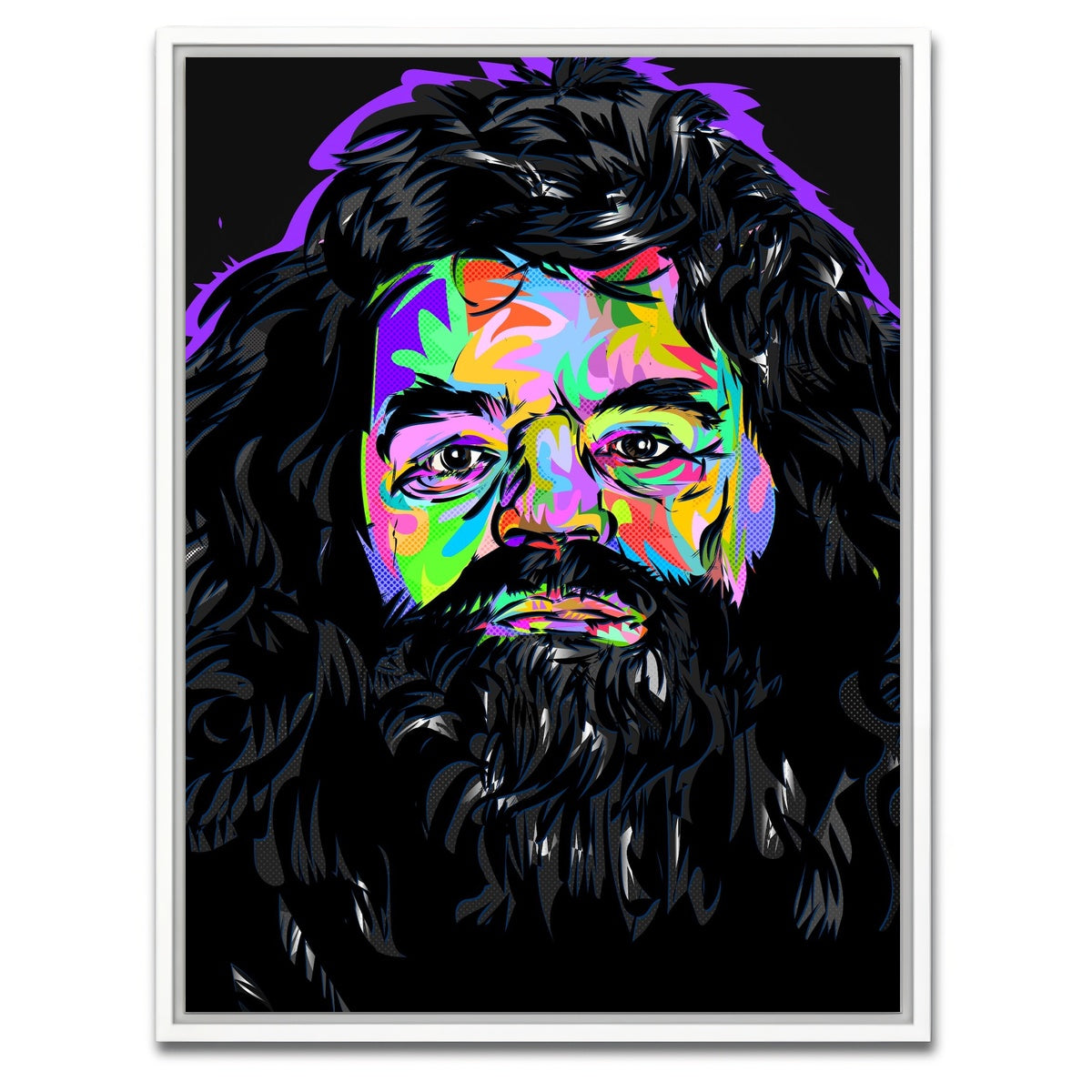 AUTO-MOCKUP WHITE | Rip Hagrid | 1 Piece | White Framed Canvas | group=3x4
