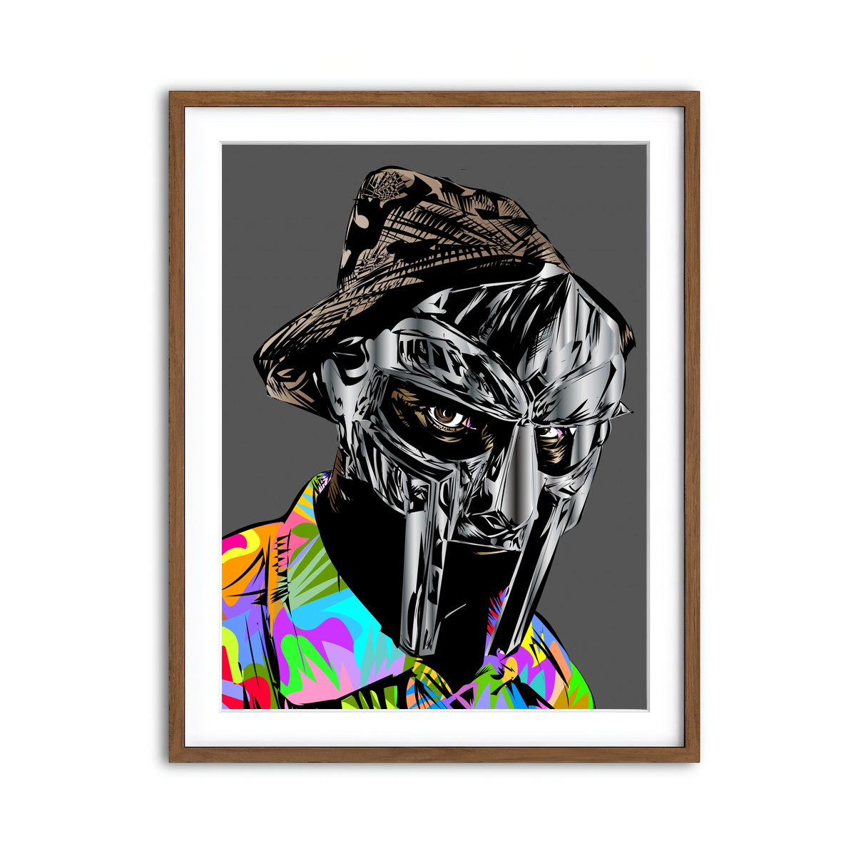 Framed Print 3x4 Walnut