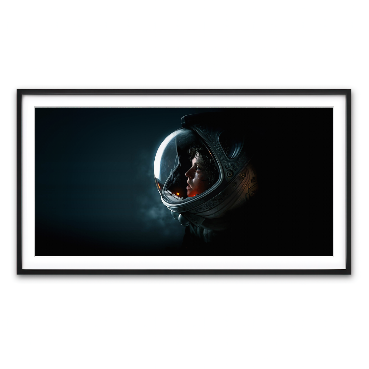 Framed Print 2x1 Black