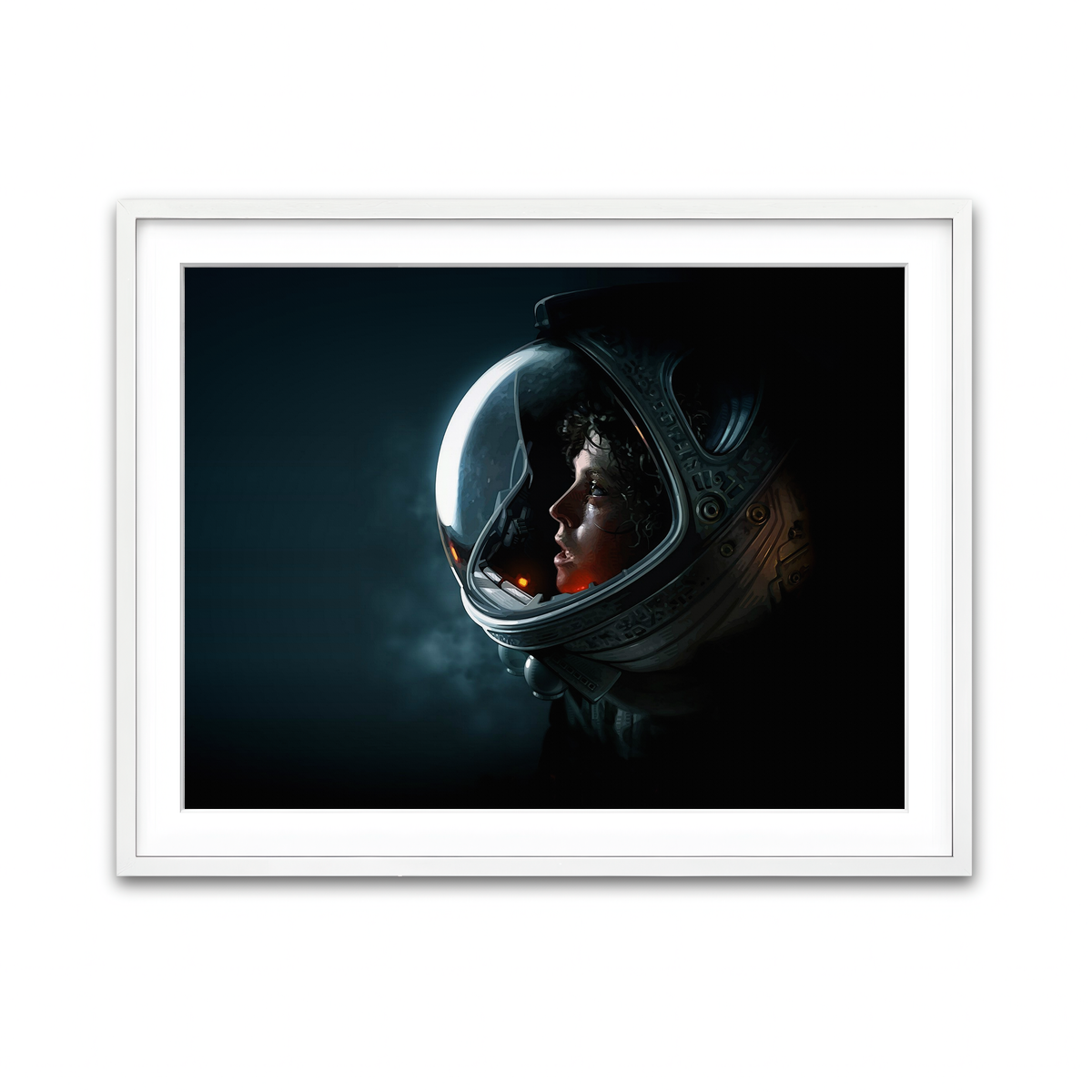 Framed Print 4x3 White