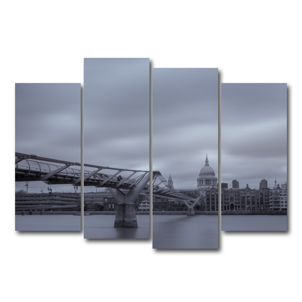 AUTO-MOCKUP WHITE | River Thames | 4 Piece | Gallery Wrap Canvas | group=4_normal