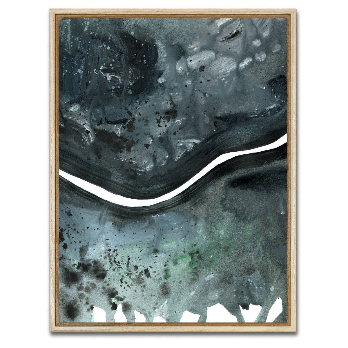 AUTO-MOCKUP WHITE | River | 1 Piece | Natural Framed Canvas | group=3x4