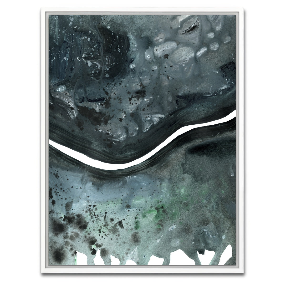 AUTO-MOCKUP WHITE | River | 1 Piece | White Framed Canvas | group=3x4