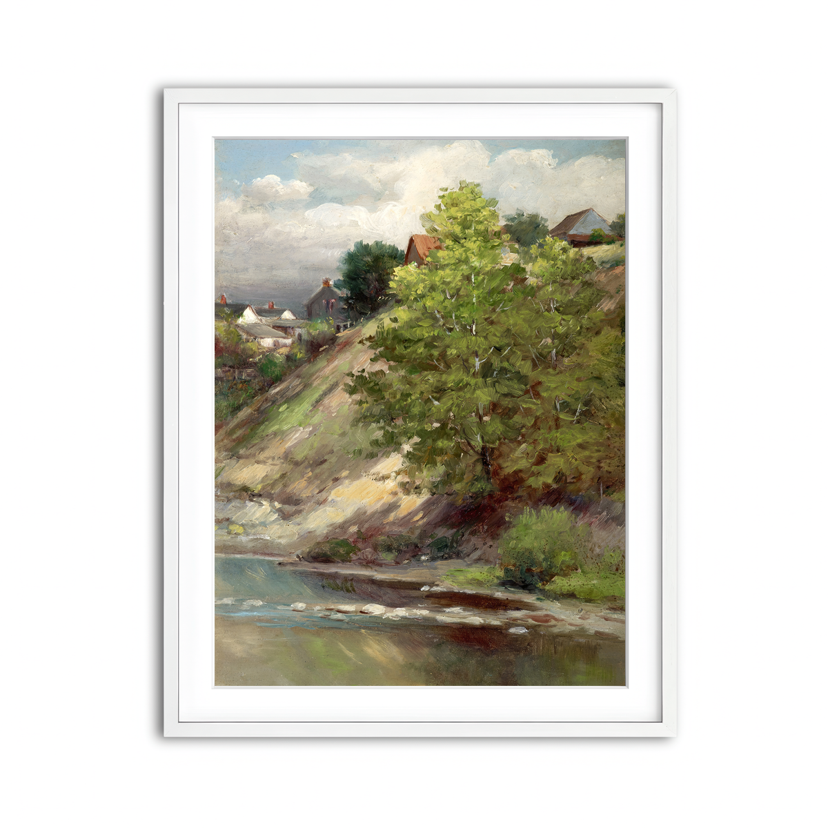 Framed Print 3x4 White