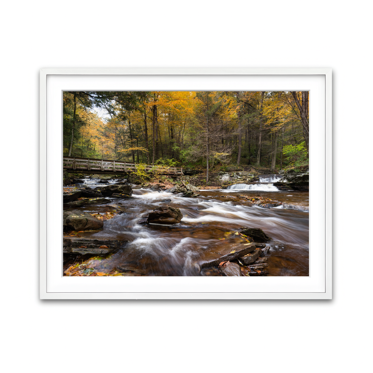 Framed Print 4x3 White
