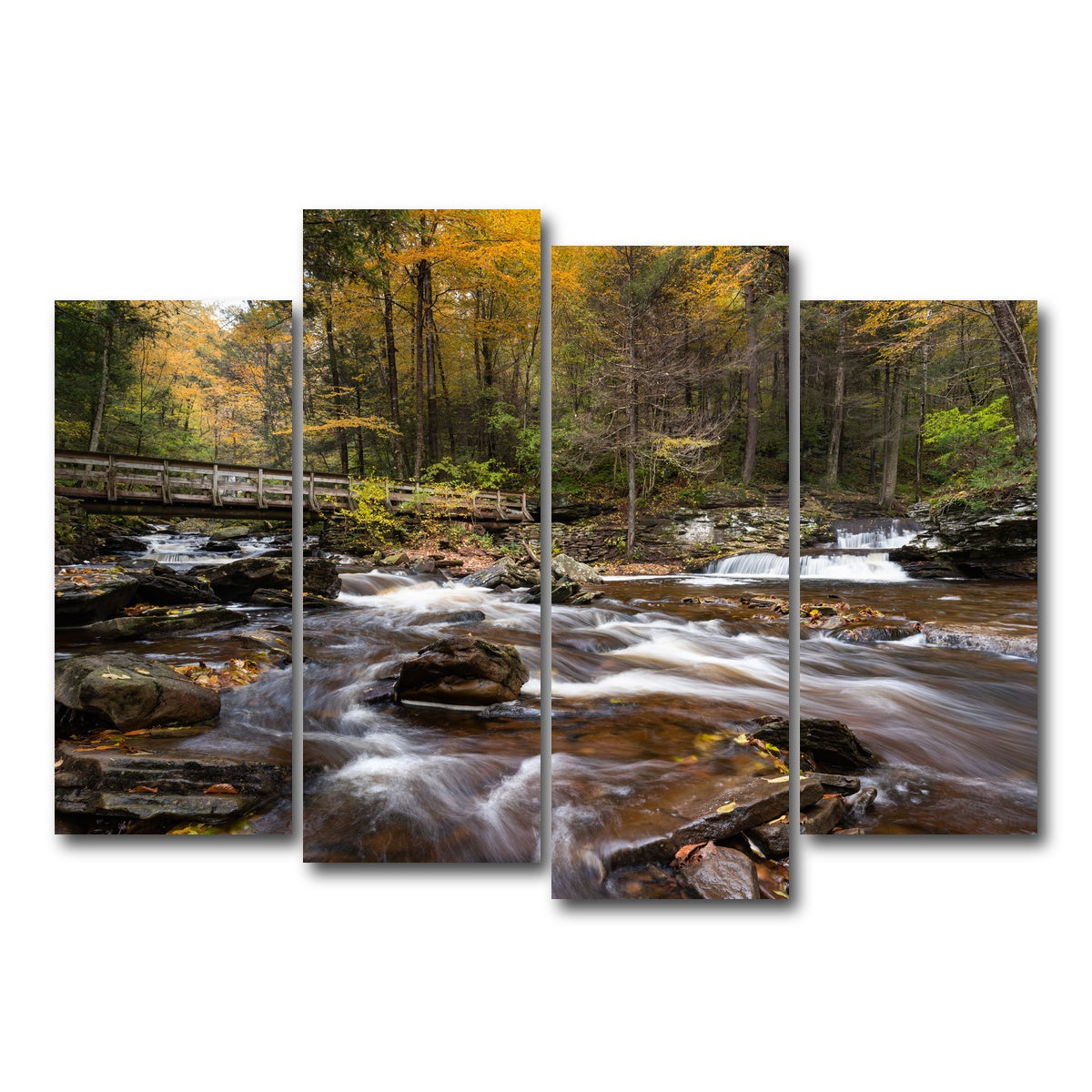 AUTO-MOCKUP WHITE | Rivers Meet | 4 Piece | Gallery Wrap Canvas | group=4_normal