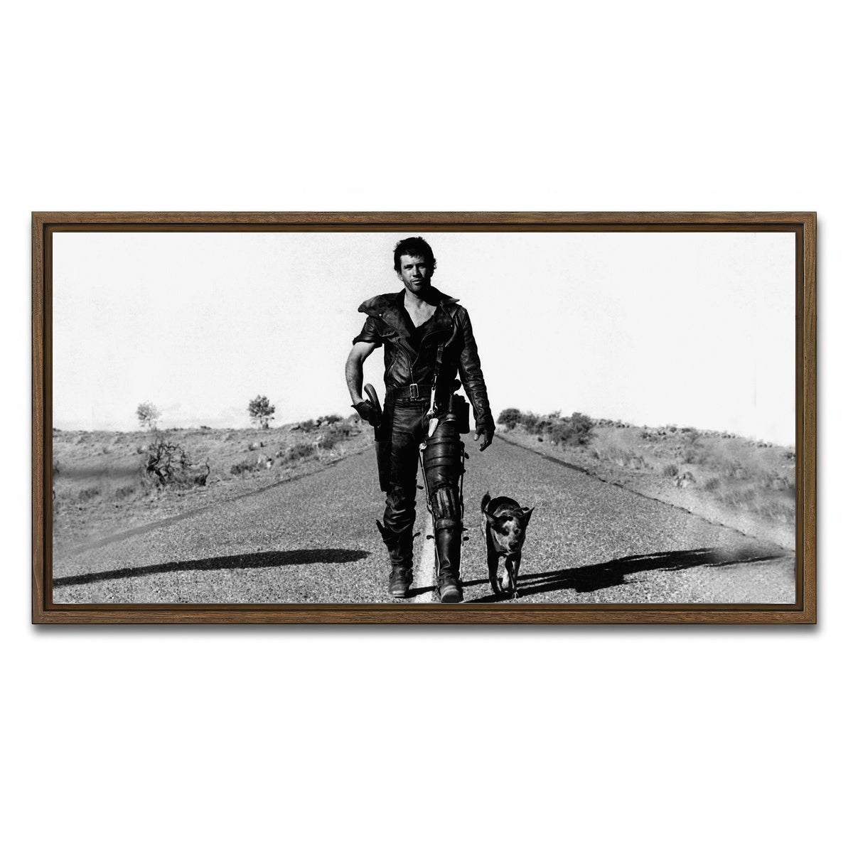 AUTO-MOCKUP WHITE | Road Warrior | 1 Piece | Walnut Framed Canvas | group=2x1