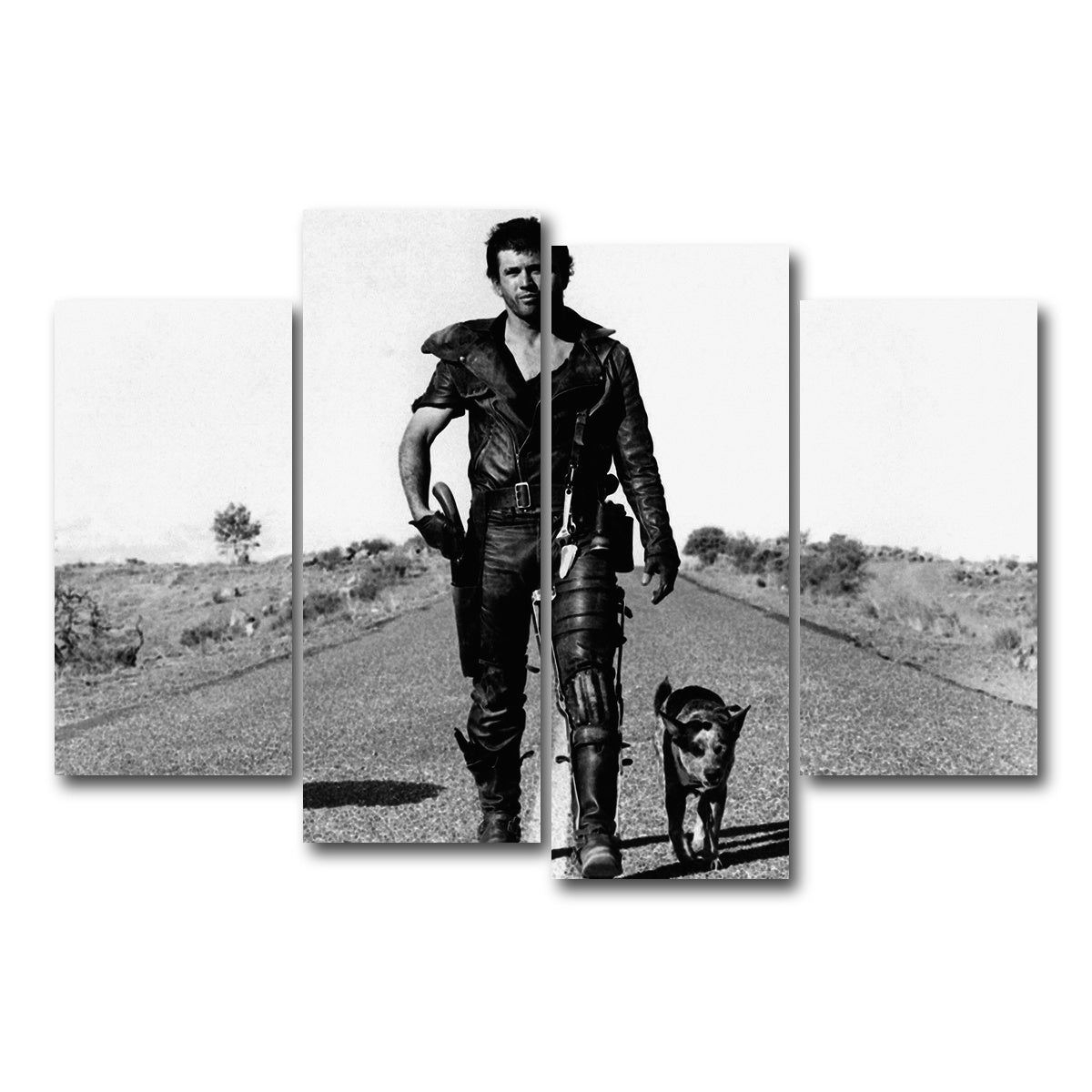 AUTO-MOCKUP WHITE | Road Warrior | 4 Piece | Gallery Wrap Canvas | group=4_short