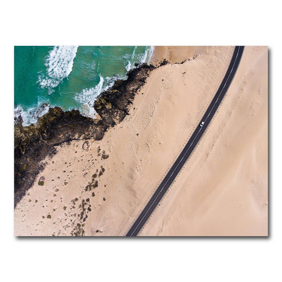 AUTO-MOCKUP WHITE | Road and Sand | 1 Piece | Gallery Wrap Canvas | group=4x3