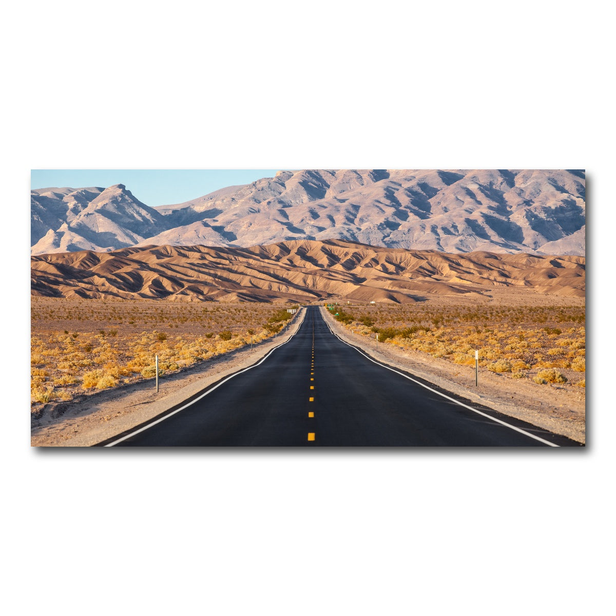 AUTO-MOCKUP WHITE | Road to Death Valley National Park | 1 Piece | Gallery Wrap Canvas | group=2x1