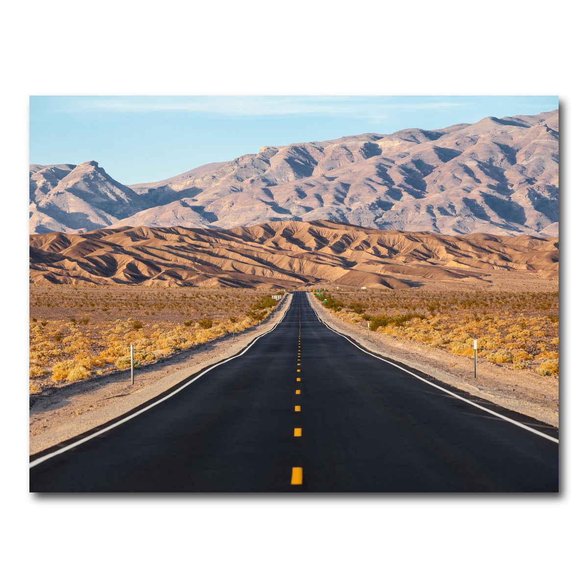 AUTO-MOCKUP WHITE | Road to Death Valley National Park | 1 Piece | Gallery Wrap Canvas | group=4x3