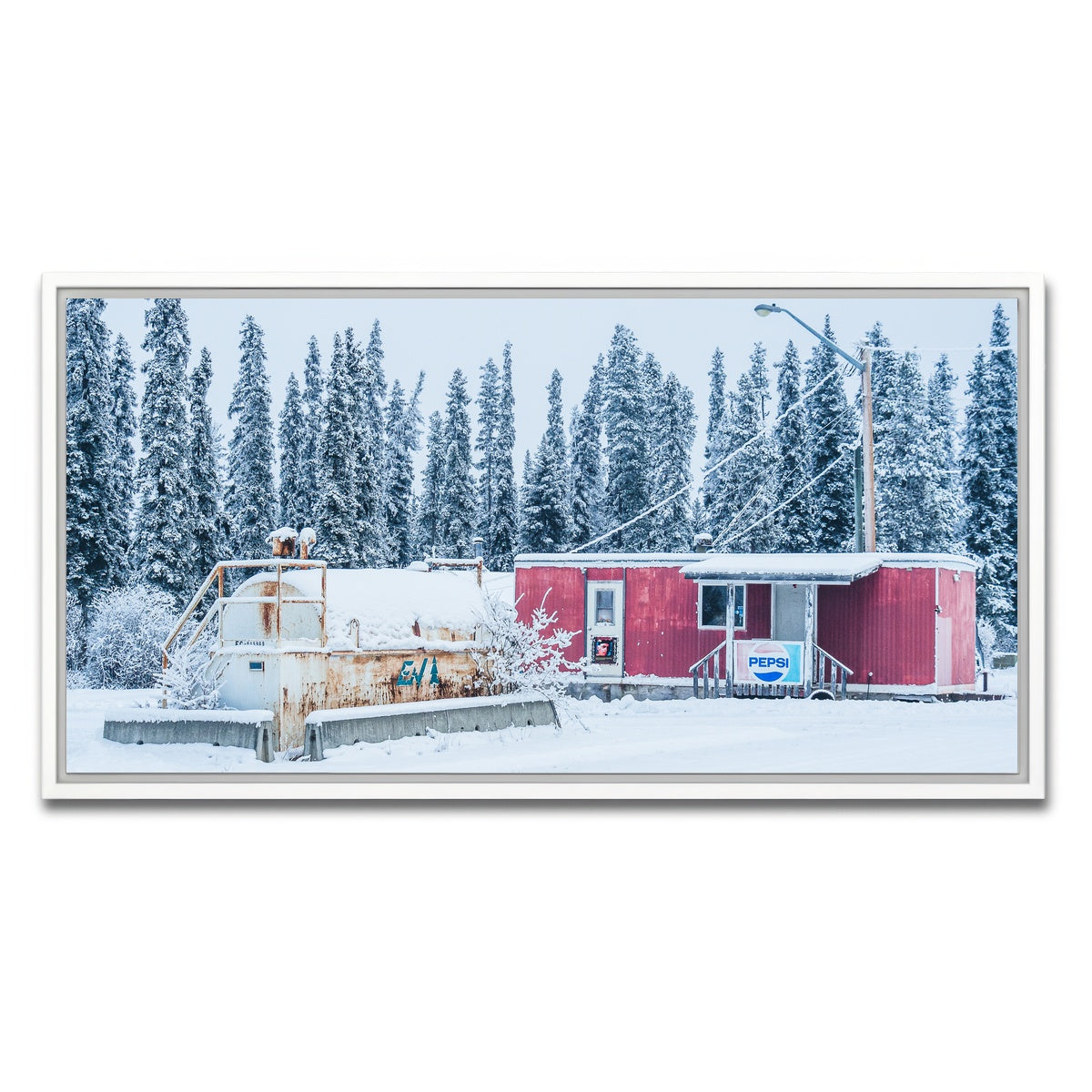 AUTO-MOCKUP WHITE | Roadside Attraction | 1 Piece | White Framed Canvas | group=2x1