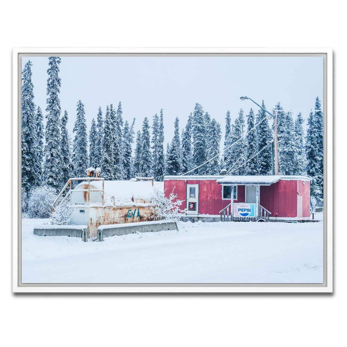 AUTO-MOCKUP WHITE | Roadside Attraction | 1 Piece | White Framed Canvas | group=4x3