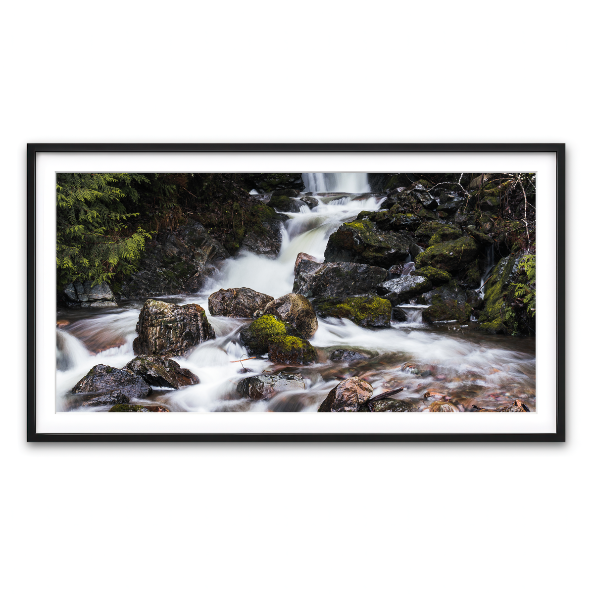 Framed Print 2x1 Black