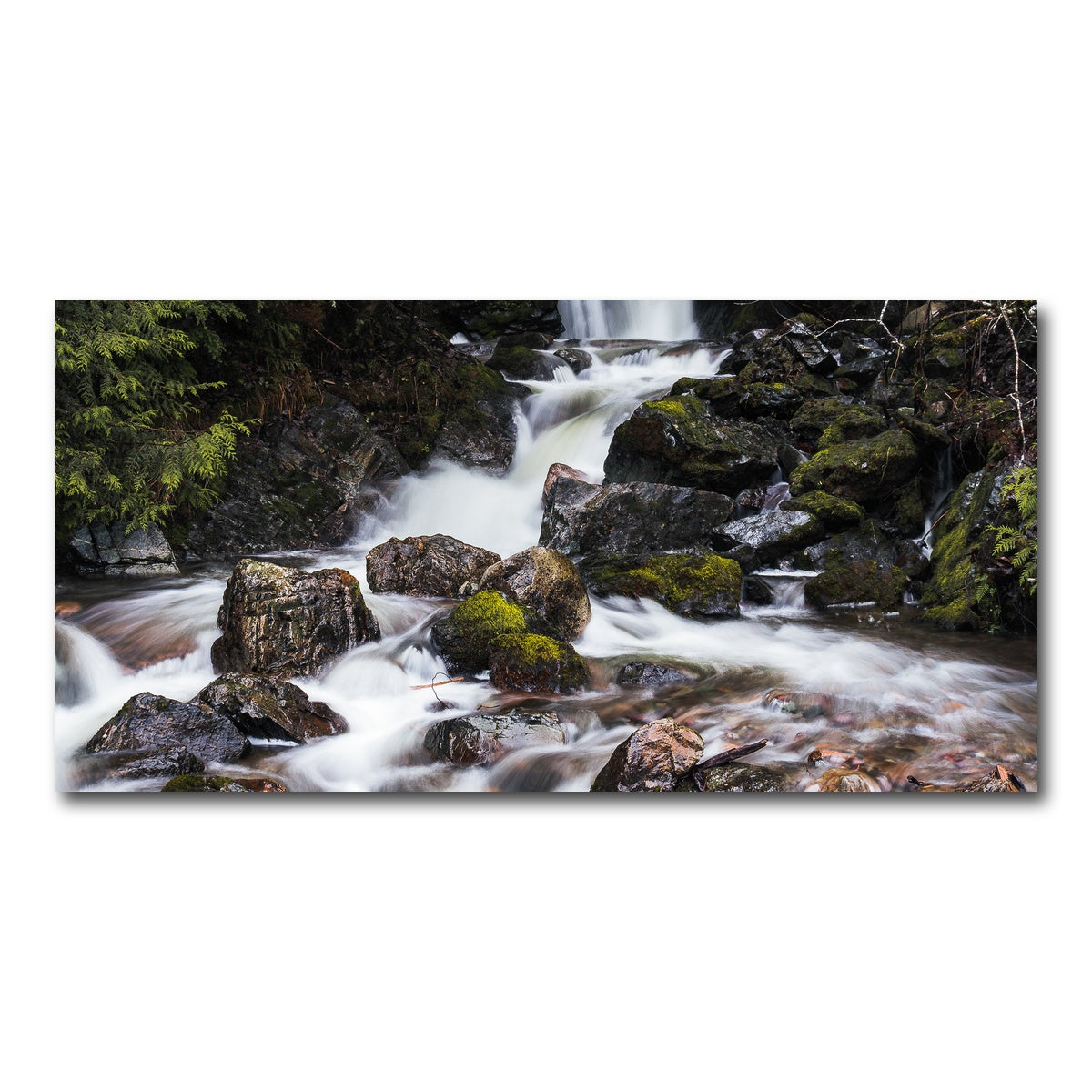 AUTO-MOCKUP WHITE | Roadside Waterfalls | 1 Piece | Gallery Wrap Canvas | group=2x1
