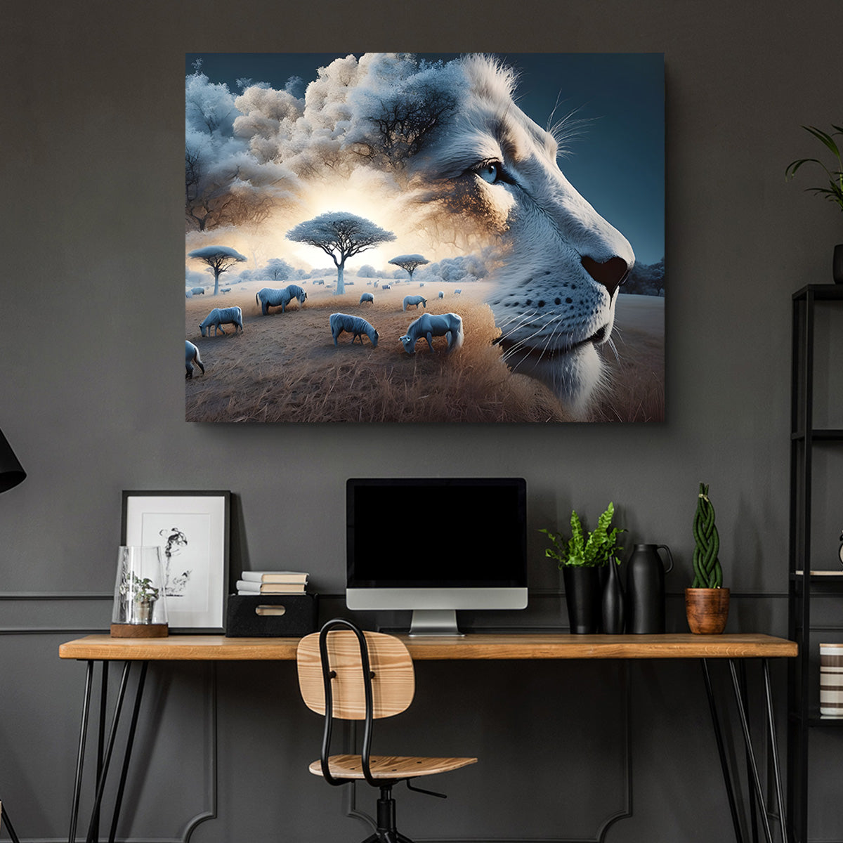Roaring Majesty Wall Art