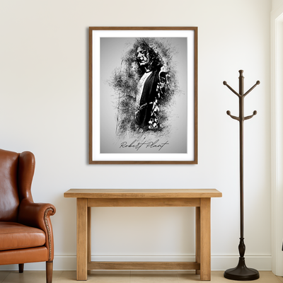 AUTO-MOCKUP ROOM | Robert Plant Wall Art