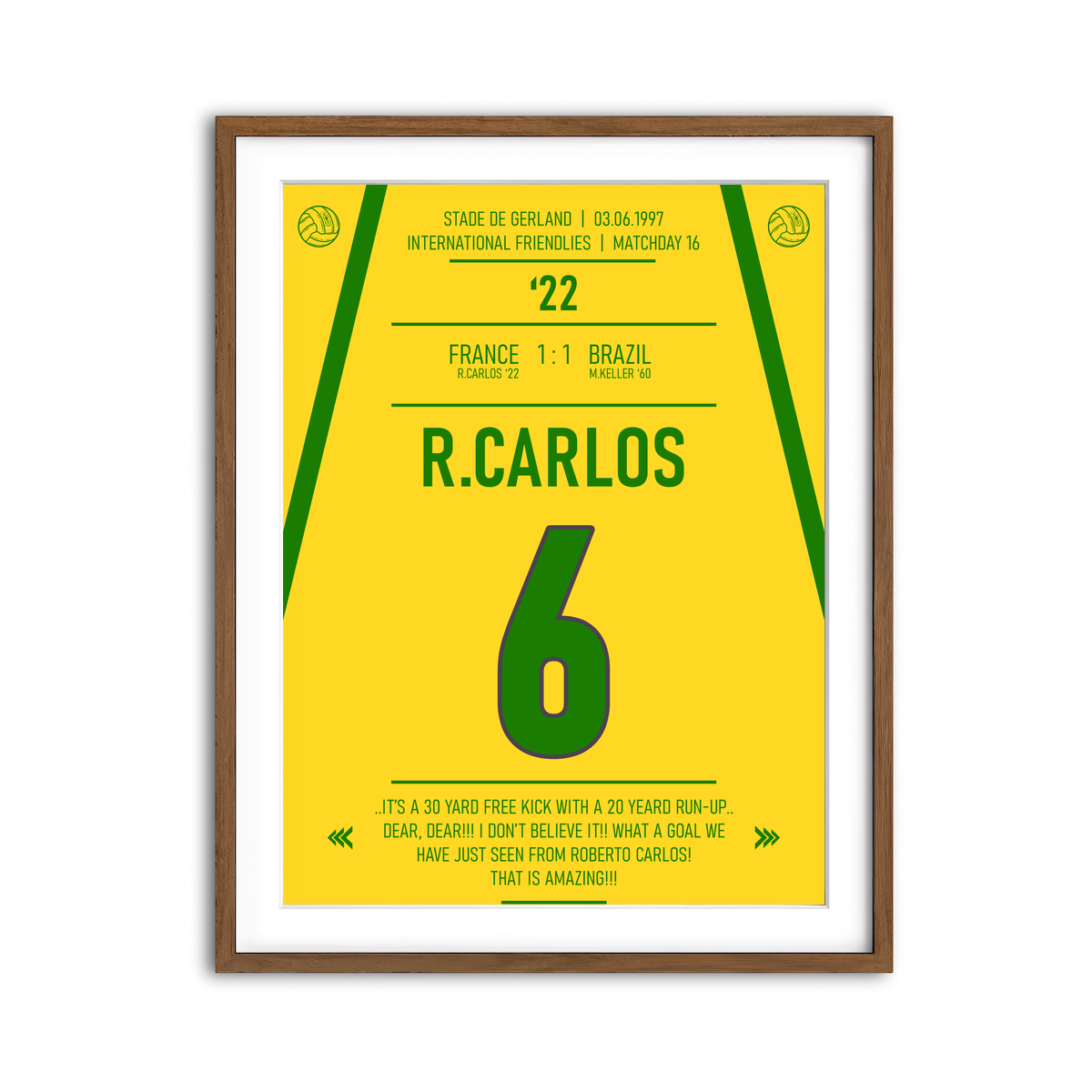 Framed Print 3x4 Walnut