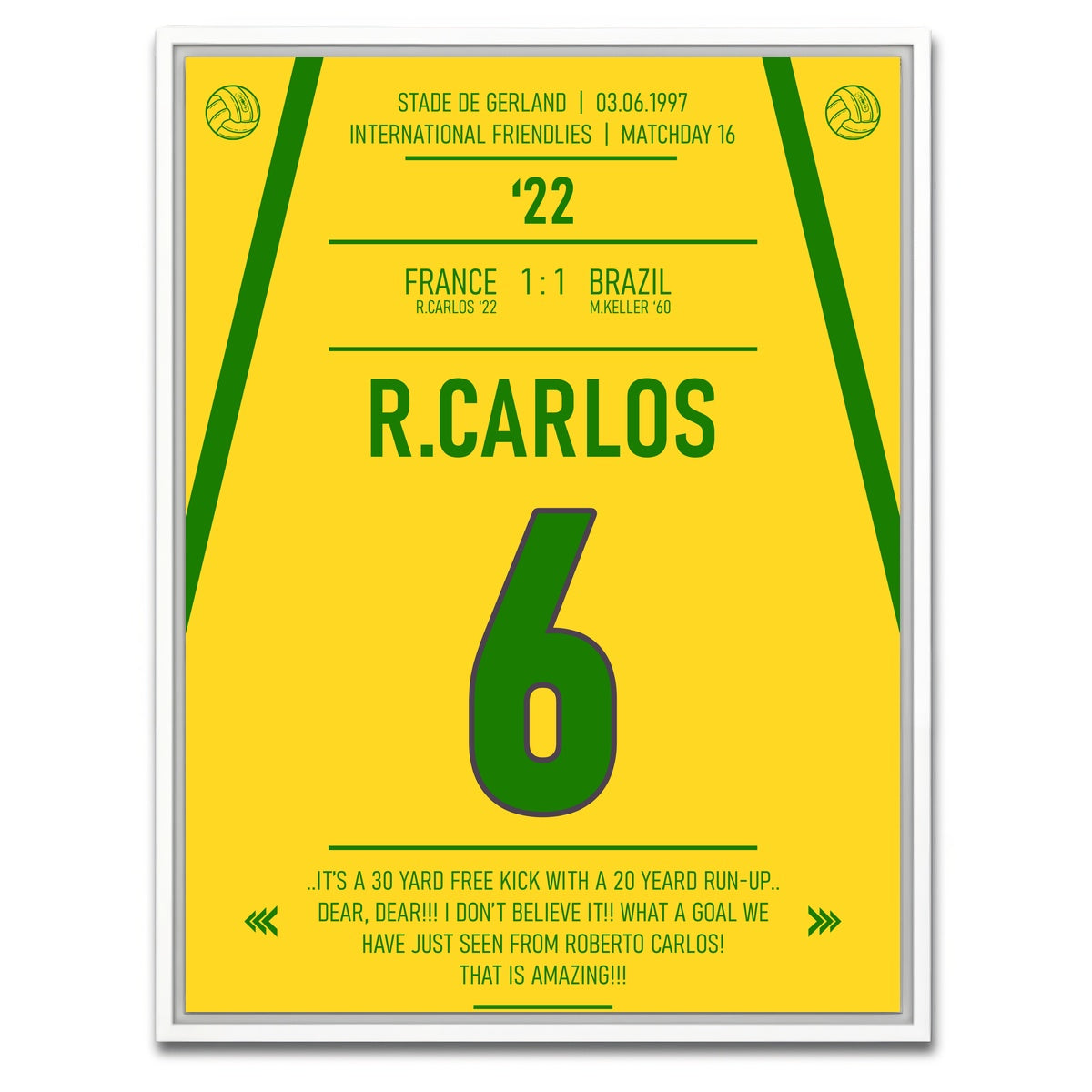 AUTO-MOCKUP WHITE | Roberto Carlos | 1 Piece | White Framed Canvas | group=3x4