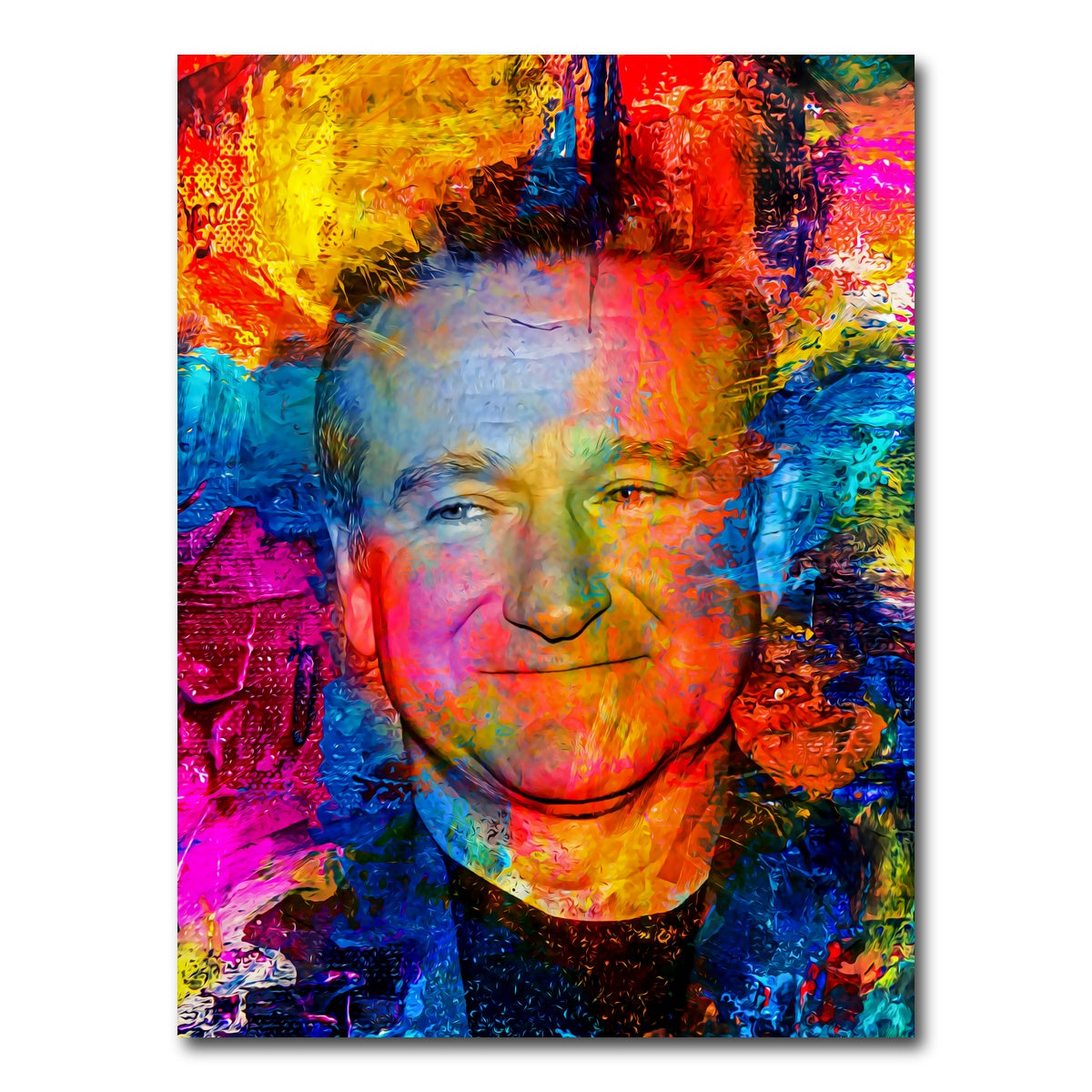 AUTO-MOCKUP WHITE | Robin Williams | 1 Piece | Gallery Wrap Canvas | group=3x4