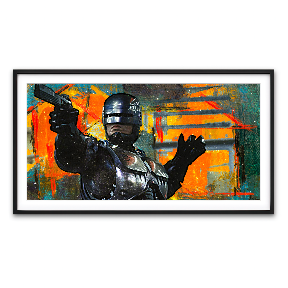 Framed Print 2x1 Black