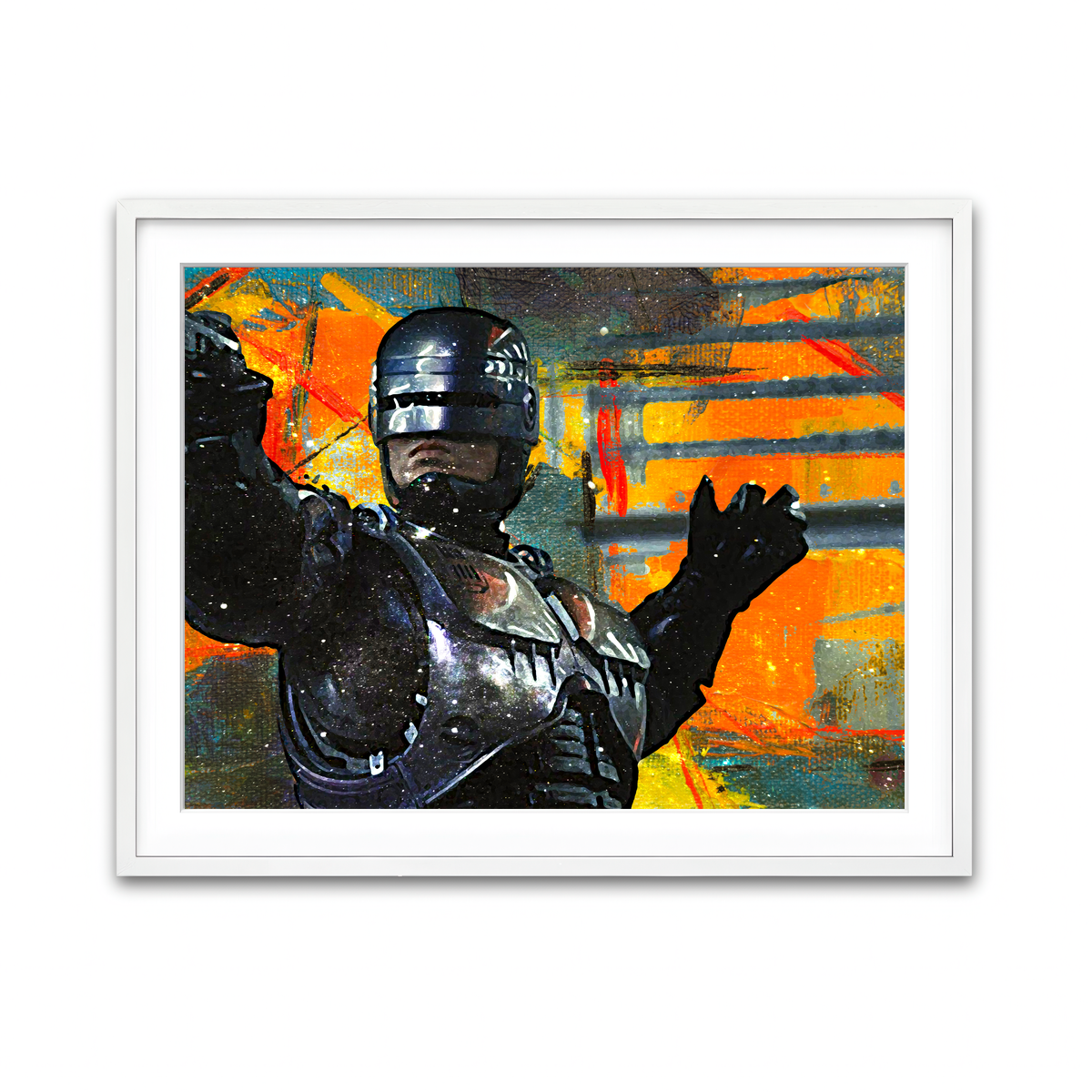 Framed Print 4x3 White